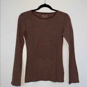Brown and White Striped Old Navy Shirt
